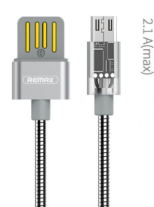 Micro USB充電線傳輸線 to USB(公) 黃色